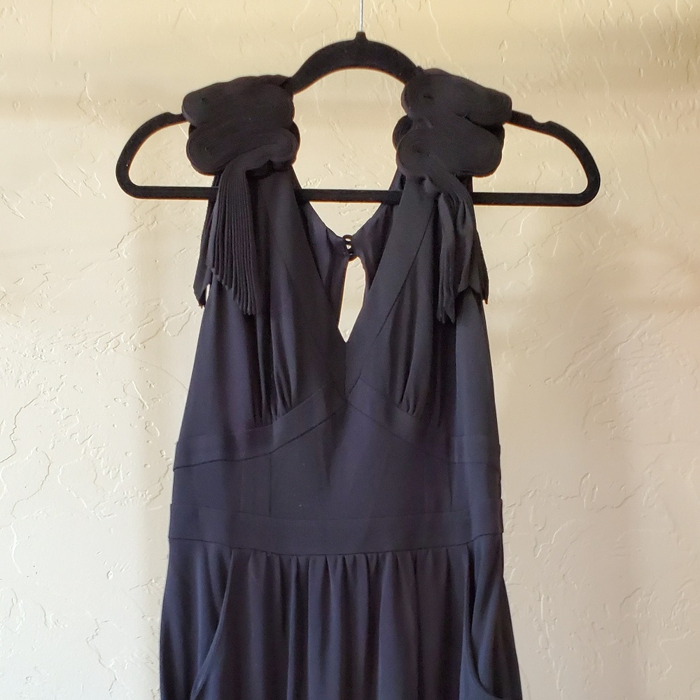 Leifsdottir Anthropology Black Dress with Pockets